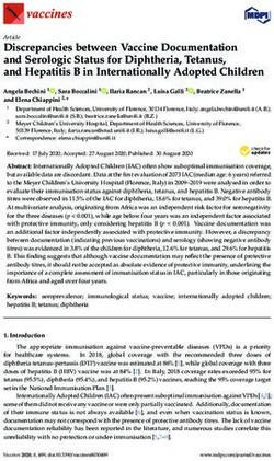 Discrepancies between Vaccine Documentation and Serologic Status for Diphtheria, Tetanus, and Hepatitis B in Internationally Adopted Children - MDPI