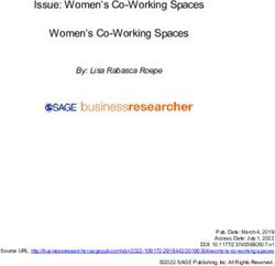 Issue: Women's Co-Working Spaces Women's Co-Working Spaces