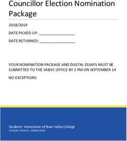 Councillor Election Nomination Package - Students' Association of ...