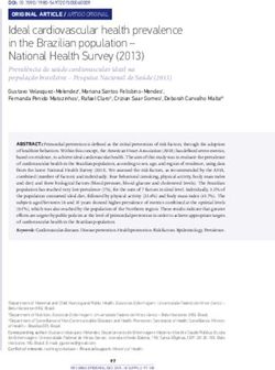 Ideal cardiovascular health prevalence in the Brazilian population - National Health Survey (2013)