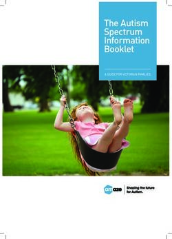 The Autism Spectrum Information Booklet - A GUIDE FOR VICTORIAN FAMILIES - Amaze