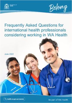 Frequently Asked Questions for international health professionals considering working in WA Health - June 2022