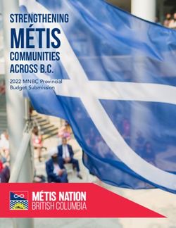 M&eacute;tis Strengthening Communities Across B.C - 2022 MNBC Provincial Budget Submission - M&eacute;tis Nation British ...