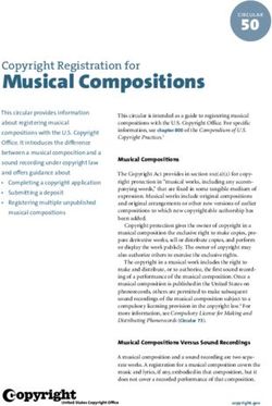 Musical Compositions Copyright Registration for