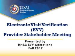 (EVV) Electronic Visit Verification Provider Stakeholder Meeting - Presented by HHSC EVV Operations Fall 2017 - Health and Human Services