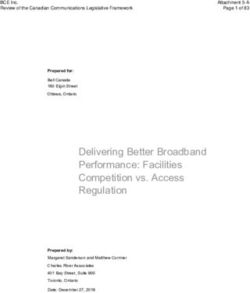 Delivering Better Broadband Performance: Facilities Competition vs. Access Regulation