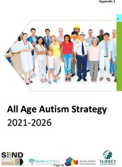 All Age Autism Strategy 2021 2026