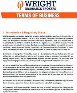 TERMS OF BUSINESS - Wright Insurance Brokers