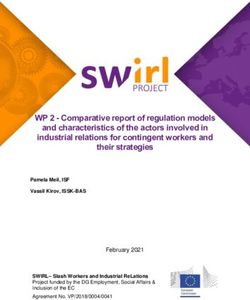 WP 2 - Comparative report of regulation models and characteristics of the actors involved in industrial relations for contingent workers and their ...