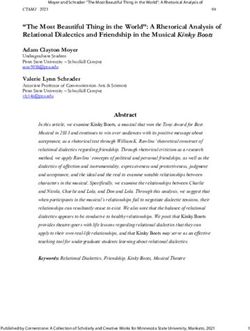 Relational Dialectics and Friendship in the Musical Kinky Boots