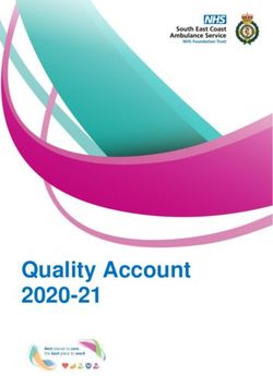 Quality Account 2020-21 - South East Coast ...
