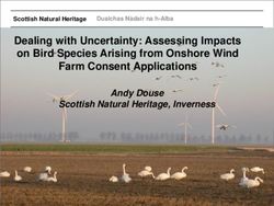 Dealing with Uncertainty: Assessing Impacts on Bird Species Arising from Onshore Wind Farm Consent Applications - Andy Douse Scottish Natural ...