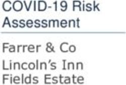 COVID-19 Risk Assessment - Farrer & Co Lincoln's Inn Fields Estate - Farrer ...