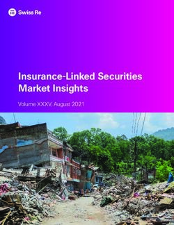 Insurance-Linked Securities Market Insights - Volume XXXV, August 2021 - Swiss Re