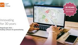 INNOVATING FOR 30 YEARS - REGIOGRAPH 2021 - LEADING SOFTWARE FOR GEOMARKETING - GFK GEOMARKETING WEBSHOP