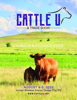 Exhibitor & Sponsor Guide - AUGUST 4-5, 2022 United Wireless Arena | Dodge City, KS - Cattle U