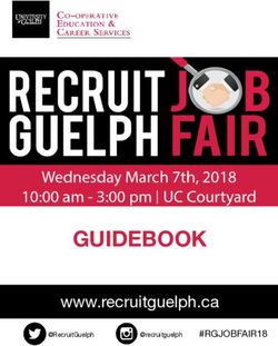 GUIDEBOOK www.recruitguelph.ca - #RGJOBFAIR18 - Recruit Guelph