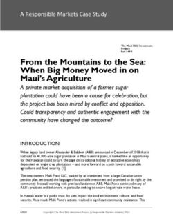 From the Mountains to the Sea: When Big Money Moved in on Maui's Agriculture