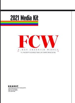 2021 Media Kit - THE INDUSTRY'S BUSINESS NEWS & INFORMATION RESOURCE - Floor Covering Weekly