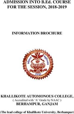 ADMISSION INTO B.Ed. COURSE FOR THE SESSION, 2018-2019 - INFORMATION BROCHURE - KHALLIKOTE AUTOMONOUS COLLEGE, BERHAMPUR, GANJAM
