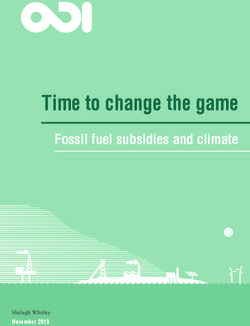 Time to change the game - Fossil fuel subsidies and climate - November 2013