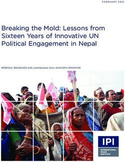 Breaking the Mold: Lessons from Sixteen Years of Innovative UN Political Engagement in Nepal