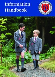 Information Handbook - Medbury School