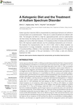 A Ketogenic Diet and the Treatment of Autism Spectrum Disorder