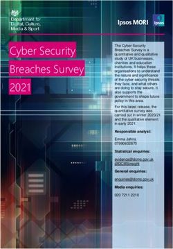 Cyber Security Breaches Survey 2021 - Gov.uk