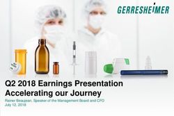 Q2 2018 Earnings Presentation Accelerating our Journey - Rainer Beaujean, Speaker of the Management Board and CFO July 12, 2018