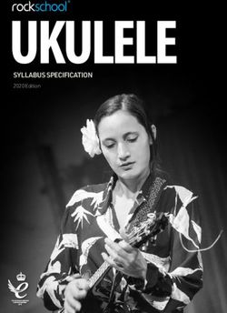 UKULELE SYLLABUS SPECIFICATION - 2020 Edition - AMEB Rockschool