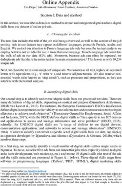 Online Appendix - Anastasia Danilov