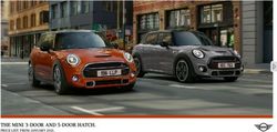 THE MINI 3-DOOR AND 5-DOOR HATCH - PRICE LIST. FROM JANUARY 2021 - MINI UK