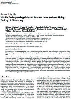 Wii-Fit for Improving Gait and Balance in an Assisted Living Facility: A Pilot Study