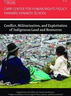 Conflict, Militarization, and Exploitation of Indigenous Land and Resources