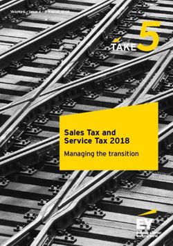 Sales Tax and Service Tax 2018 - Managing the transition - Volume 6 - Issue 4 - 3 August 2018 - EY