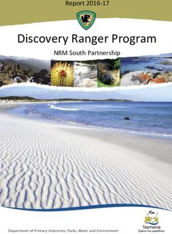 Discovery Ranger Program - Report 2016-17 NRM South Partnership