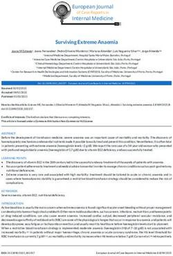 Surviving Extreme Anaemia - European Journal of Case ...