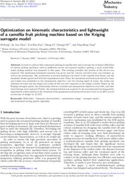 Optimization on kinematic characteristics and lightweight of a camellia fruit picking machine based on the Kriging surrogate model - EDP Open