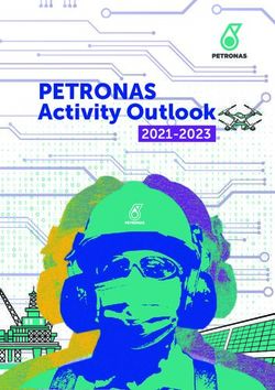 PETRONAS Activity Outlook 2021-2023 - PETRONAS Global