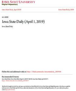 Iowa State Daily (April 1, 2019) - Iowa State Daily