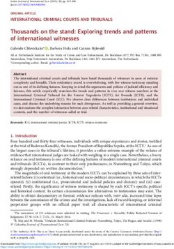 Thousands on the stand: Exploring trends and patterns of international witnesses