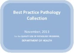 Best Practice Pathology Collection - November, 2013 DEPARTMENT OF HEALTH