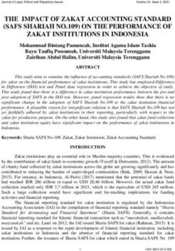 THE IMPACT OF ZAKAT ACCOUNTING STANDARD (SAFS SHARIAH NO.109) ON THE PERFORMANCE OF ZAKAT INSTITUTIONS IN INDONESIA - Allied ...