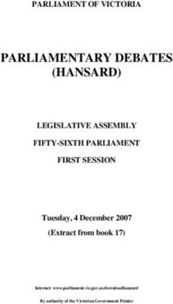 PARLIAMENTARY DEBATES (HANSARD) - Parliament of ...