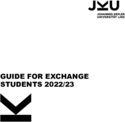 GUIDE FOR EXCHANGE STUDENTS 2022/23 - JKU
