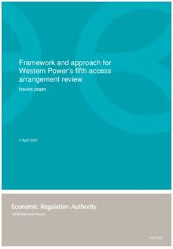 Framework and approach for Western Power's fifth access arrangement review - Issues paper