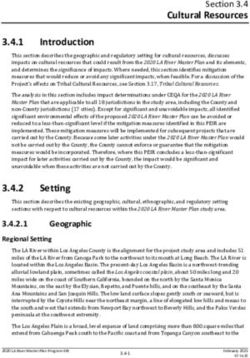 Cultural Resources Section 3.4 - Public Works, Los Angeles County