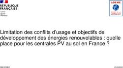 Limitation des conflits d'usage et objectifs de développement des énergies renouvelables : quelle place pour les centrales PV au sol en France ?