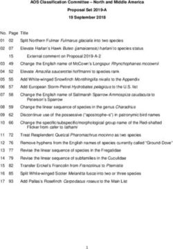 AOS Classification Committee - North and Middle America Proposal Set 2019-A 19 September 2018 - AOU Checklist